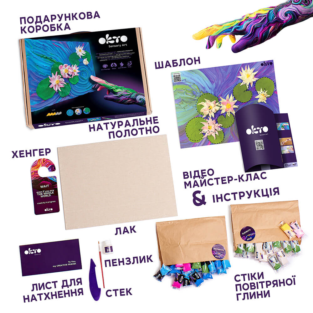 Об'ємна 3D картина “Водяні лілії” gallery 7